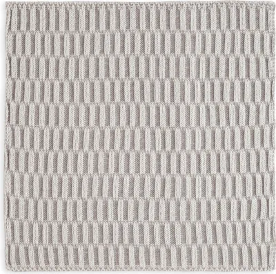 Produktbild von Knit Factory Spültuch Block - Ecru/Taupe - 27x27 cm