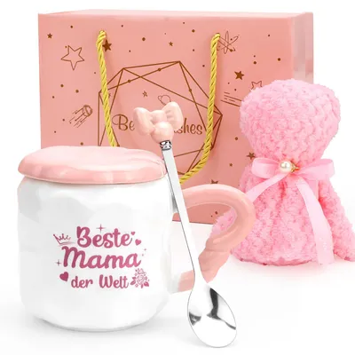 Mama-Tasse mit Liebesbotschaft, 330 ml, Keramik, Geschenkbox