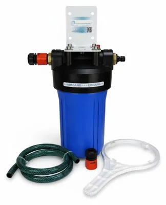 Produktbild von Gehäuse 10' BigBlue mit Schnellkupplungen für Gartenschlauch Brunnenwasser