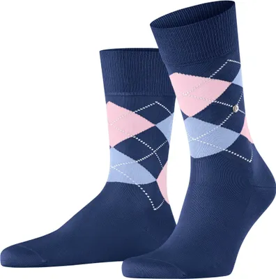 Produktbild von Burlington Manchester herensokken, blauw (night blue)