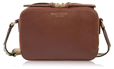 Produktbild von Damen Leder Schulterriemen Tasche modisch braun Paolo Peruzzi KV-03-BR