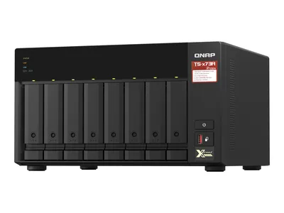 Obrázok produktu pre QNAP TS-873A NAS Tower Ryzen Embedded V1500B 8 GB DDR4 0 TB QNAP Turbo System Black