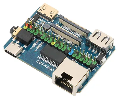 Immagine prodotto di Per scheda Raspberry Pi modulo 4 PCB multi-interfaccia 4K 30 fps CM4 presa USB 2.0 connettore CSI ingresso 5 V mini base