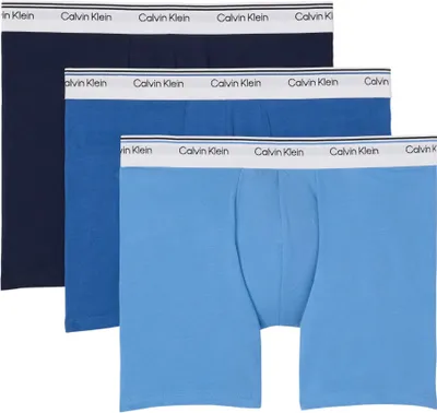 Produktbild von Calvin Klein Herren 3er Pack Boxershorts Briefs Balance mit Logobund, Mehrfarbig