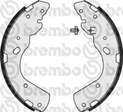 Produktbild von Brembo Bremsbackensatz Hinterachse S 23 576