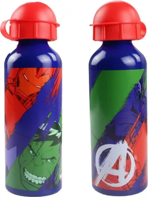 Produktbild von Marvel Avengers Aluminium Wasserflasche Trinkflasche Flasche 520 ml