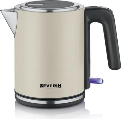 Produktbild von SEVERIN Wasserkocher WK 9577 WK 9577 aus Edelstahl, beigeschwarz
