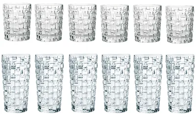 Obrázok produktu pre Nachtmann Bossa Nova 12-dielna súprava 6 dlhých pohárov na nápoje a 6 pohárov na whisky 102710