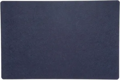 Produktbild von 6 rechteckige Tischsets in Blau aus Filz, 45 x 30 cm