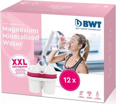 Produktbild von BWT Filterkartuschen 814530 12er Pack Gourmet Edition Mg2+ (longlife), Jahrespack