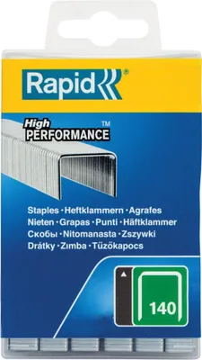 Produktbild von Rapid 40303091, Klammerpack, 1,2 cm, 5000 Heftklammern, Befestigung, Metallisch, Teppich