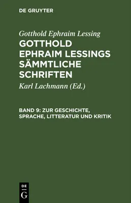 Produktbild von Zur Geschichte, Sprache, Litteratur und Kritik