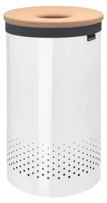 Produktbild von Brabantia Wäschekorb 60L mit Korkdeckel Mattschwarz
