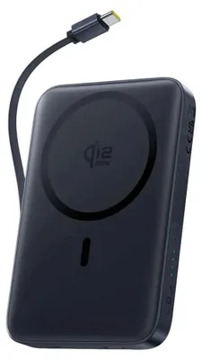 Zdjęcie produktu dla Baseus E0028V00, 10000 mAh, Litowo-polimerowy (LiPo), Bezprzewodowe ładowanie, 45 W, Czarny