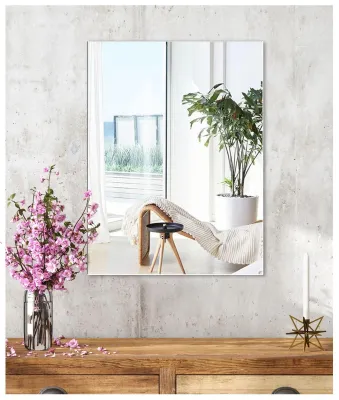 Imagen del producto de Espejo adhesivo de 30 x 40 cm fabricado con vidrio de alta definición