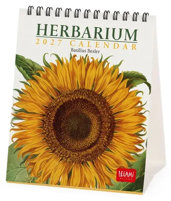 Productafbeelding van Legami – Bureaukalender 2027, Herbarium, 12 maanden, 5 cm