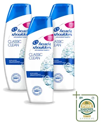 Produktbild von 3 x Head & Shoulders Shampoo Classic Clean 200 ml - Vorratspackung - 3 Stücke