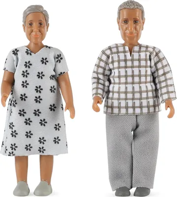 Obrázek produktu pro Lundby – domeček pro panenky, sada prarodičů, figurky panenek Nikki (2 ks), od 3 let, příslušenství