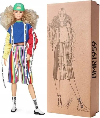 Obrázok produktu pre Mattel Barbie v ponožkových teniskách modní deluxe BMR1959
