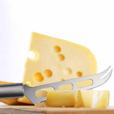 Productafbeelding van Famanu set van 3 kaasmesjes - roestvrij staal, scherp en duurzaam