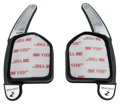 Obrázok produktu pre Predlženie páčok radenia (pre manuálnu prevodovku) z hliníka, určené na volant pre modely Audi A6 S6 RS6 (4F, C6) a Audi A8 (4E)