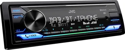 Obrázek produktu pro Autorádio JVC KD-X482DBT s Bluetooth, DAB+ a vícebarevným osvětlením