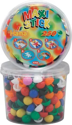 Produktbild von Hama Maxi Stick Stecker in Kunststoffdose 250 Stück
