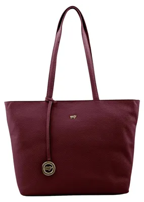 Productafbeelding van Schoudertas HANNA Shopper S, rood, dames - leer