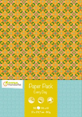 Produktbild von Avenue Mandarine 3x Paper Pack, A4, Everyday - Mehrfarbig CC044C