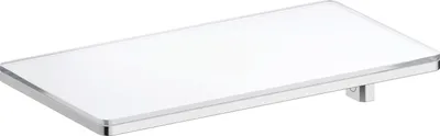 Produktbild von DURAVIT 41000610 Ablage für Brausestange 214mm Chrom