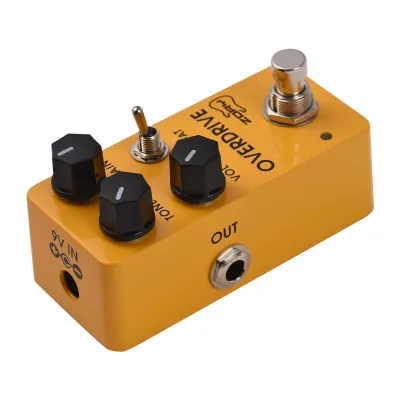 Zdjęcie produktu dla Efektor gitarowy z przesterem, pedał gitarowy z przesterem, efekt gitarowy z przesterem, pedał gitary elektrycznej, pedały gitarowe, pedał efektów gitarowych, pedał efektów do gitary elektrycznej
