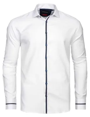 Produktbild von Di Selentino - "Warsaw" Hemd für Herren, Schmal NA303 (129,54 cm) (Weiß)