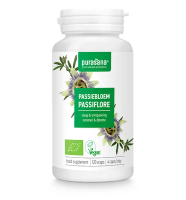 Produktbild von PASSIONBLUME (PASSIFLORA)  (125 mg) 120 KAPSELN – PURASANA