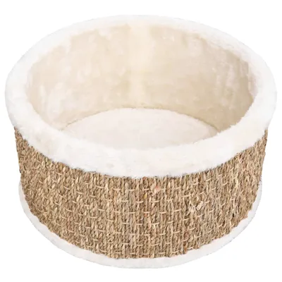 Produktbild von vidaXL Katzenkorb Rund 36 cm Seegras