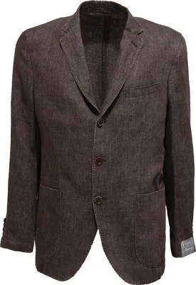 Produktbild von 7185L Männer braun CANTARELLI Leinen Jacken Mäntel Männer