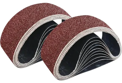 Productafbeelding van Schuurbanden, 75 x 457 mm, 25 stuks, korrelgroottes P80-P320, geschikt voor bandschuurmachines