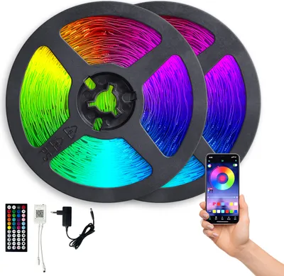 Obrázek produktu pro LED pásek LED PLAY SET 15 m Ovládání pomocí aplikace nebo dálkového ovladače, nastavení jasu, stmívání, hlasové ovládání, hudební režim