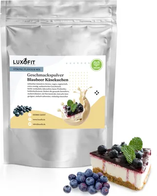 Produktbild von Blaubeere Käsekuchen Geschmackspulver Mix Flavour kalorienarm 300 g