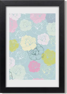 Produktbild von Bild 20x30 MDF-Rahmen, Wandkunst Rosen