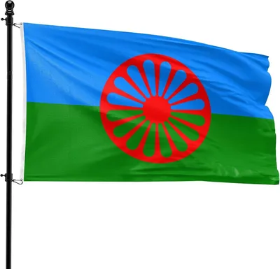 Imagen del producto de Bandera de Roma, 90 x 150 cm, de poliéster, para asta de bandera
