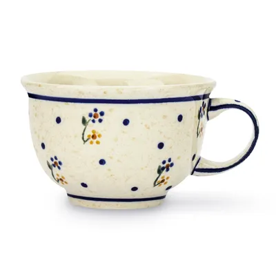 Produktbild von Bunzlauer Keramik TASSE Kaffeetasse Teetasse Gemustert 220 ml Cremefarben