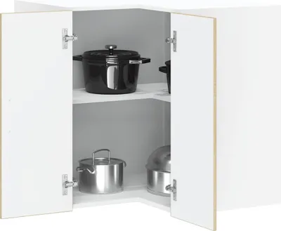 Produktbild von "2026 Promotion" Buffetschrank Küche, Küchen-EckHängeschrank, Kalmar Sonoma-Eiche Holzwerkstoff - Mehrzweckschrank CC31291