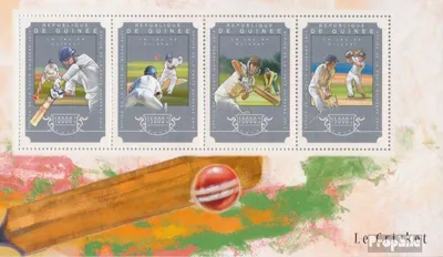 Produktbild von Briefmarken Guinea 2014 Mi 10872-10875 Kleinbogen (kompl. Ausgabe) postfrisch Kricket