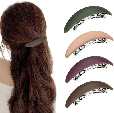Image de 4 pinces à cheveux, grandes pinces de coiffeur pour cheveux fins et mi-épais