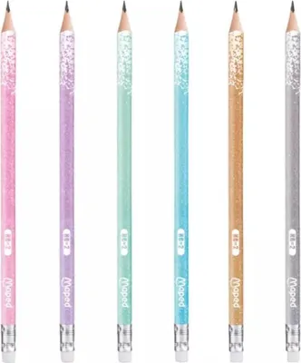 Obrázok produktu pre Maped 851804 Maped GLITTER ceruzka, s gumou, HB