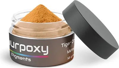 Productafbeelding van PourPoxy Tijger Oranje Metallic epoxykleurpigment, 10 gram | Epoxykleurstof | Pigmentpoeder | Pigmentpoeder | Epoxykleurstof | Pigmentpoeder
