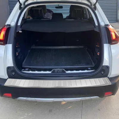 Zdjęcie produktu dla Osłona zderzaka dla Peugeot 2008 2017-2019 Szczotkowany chrom