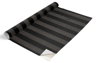 Zdjęcie produktu dla Folia meblowa Tulup – folia samoprzylepna do mebli – folia samoprzylepna 100 x 50 cm – folia meblowa do szaf – folia do mebli – folia meblowa do kuchni – wodoodporna – zmywalna – samoprzylepna – bez pęcherzyków powietrza – czarne paski