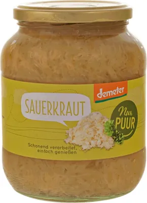 Produktbild von Nur PUUR  Sauerkraut Demeter, 680 g
