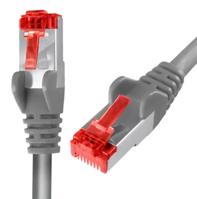 Zdjęcie produktu dla Kabel RJ45 CAT 6 S/FTP AWG27 LSZH szary 30m